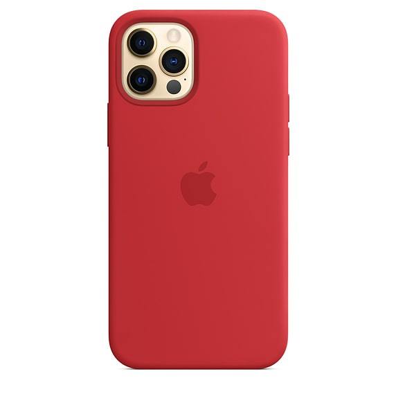 iPhone 12 & 12 Pro Silicone Case - Red