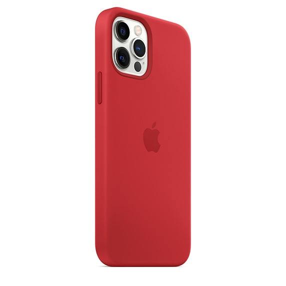 iPhone 12 & 12 Pro Silicone Case - Red