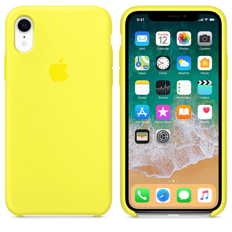 Silicone Case For iPhone XR - Yellow