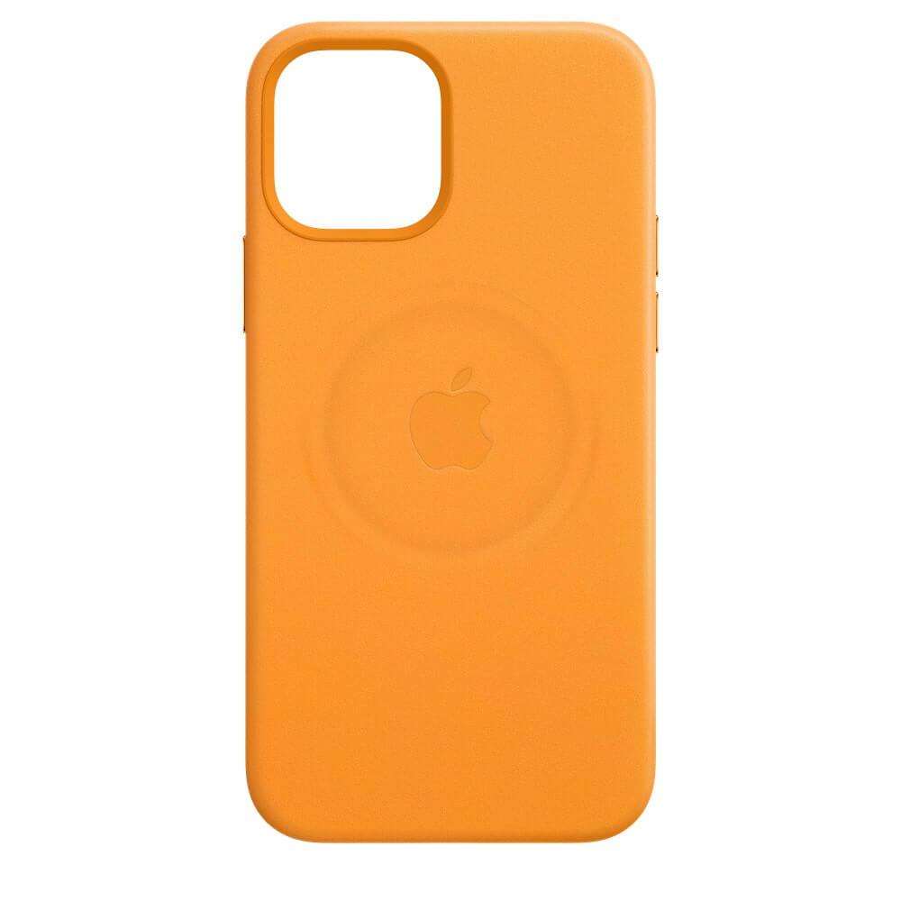 iPhone 12 & 12 Pro Leather Case - Poppy